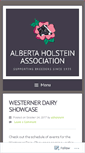 Mobile Screenshot of albertaholstein.ca
